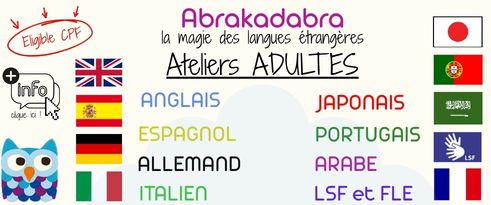 Ateliers adultes 2026-2027